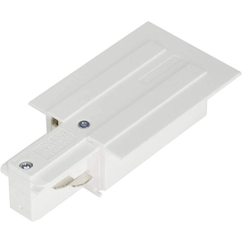 [neuwertig] B-ware Eutrac 3p Einspeiser Stromschiene Schiene Weiss L Hauptanschluss