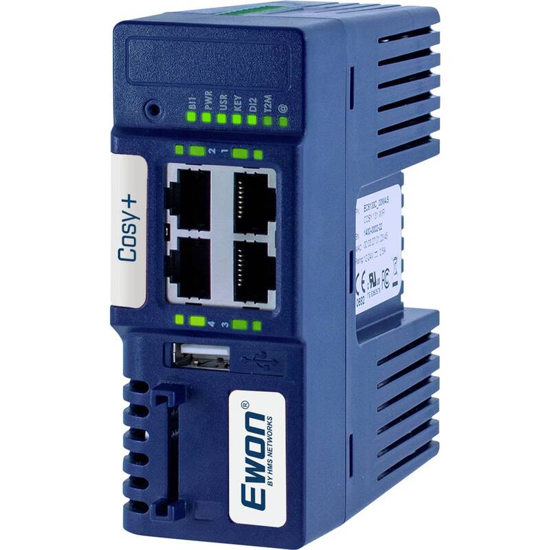 [neuwertig] B-ware Ewon Cosy+ Ethernet Fernwartungsrouter Gateway Vpn Iiot Ethernet Hms 24w