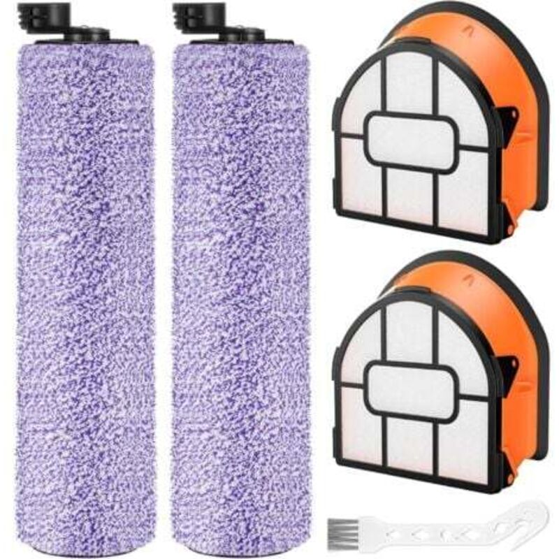Fenoplastica Ein Set Staubsaugerzubehör, Shark Bodenbürstenaufsätze, Geeignet Für Staubsauger Aw201 Wd201 Wd101 Wd100 (2 Walzenbürsten + 2 Filter + 1 Bürste)