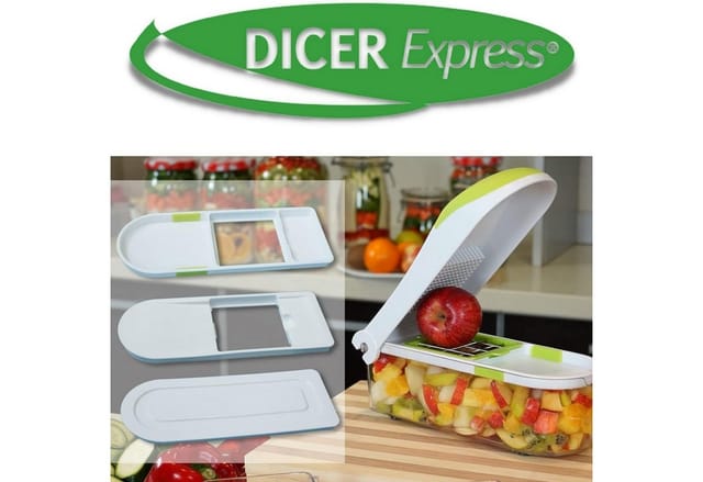 Best Direct® Gemüseschneider und Obstschneider Dicer Express