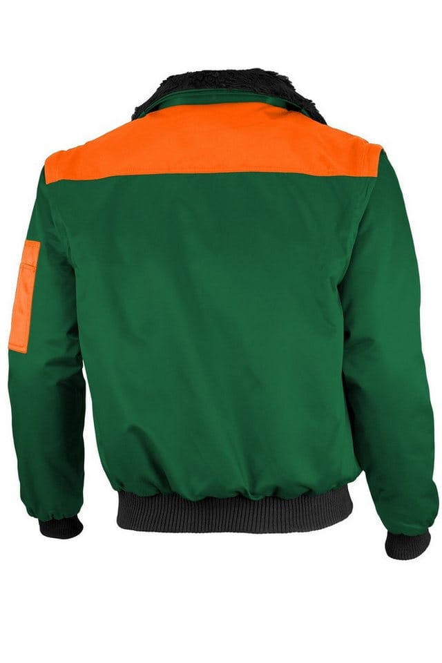 QUALITEX HIGH QUALITY WORKWEAR Pilotenjacke pilotenjacke grün/orange Damen: 44 Herren: L