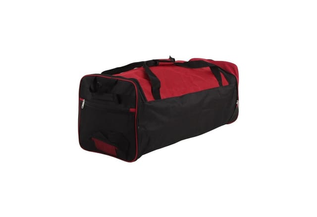 NTK-Collection Reisetasche auf Rollen Rochester Schwarz Rot