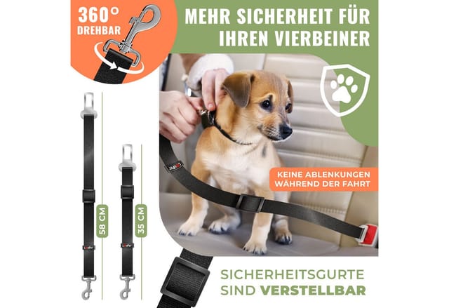 LovPet® Hundegitter Auto, Autoschutzgitter Trenngitter Universal, verstellbare Breite, Kopfstütze Kofferraum Autogitter Maße HxB 30 x 92-152 cm Kofferraumgitter,+ 2x Sicherheitsgurt für Hunde