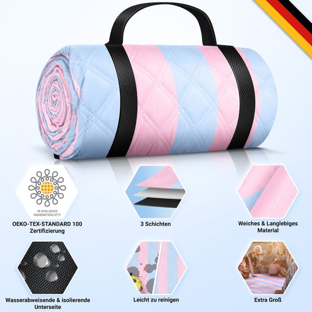 HOEL Picknickdecke / Cotton Candy