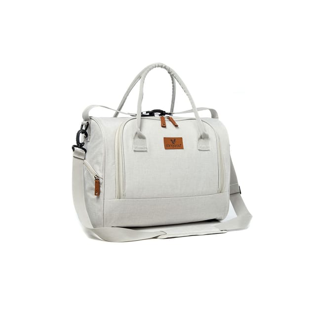 Cangaroo Wickeltasche Jossie Wickelunterlage, Reißverschluss, Gurt verstellbar beige