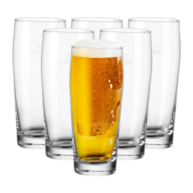 Van Well Willi Becher geeicht 0,5 l 6er Set