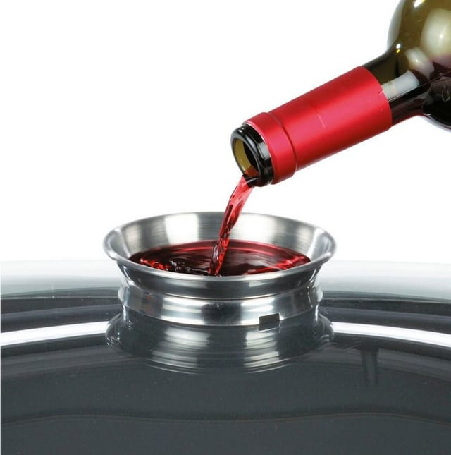 GSW Servierpfanne Gourmet Granit 32cm mit Glasdeckel