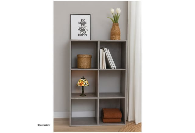 HTI-Living Regal 60x90 Thekla Beton