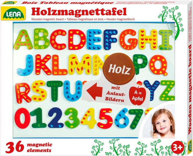 Holz Magnettafel, Schaukarton