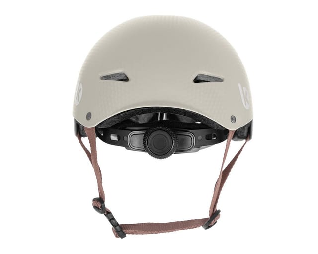 Kikkaboo Kinder-Schutzhelm 46 - 56 cm mit 9 großen Öffnungen verstellbare Gurte beige