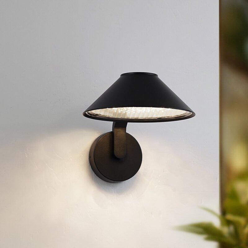 [gebraucht] B-ware Lindby Wandlampe Wandleuchte Led Capelo Schwarz Aluminium Pulverbeschichtet