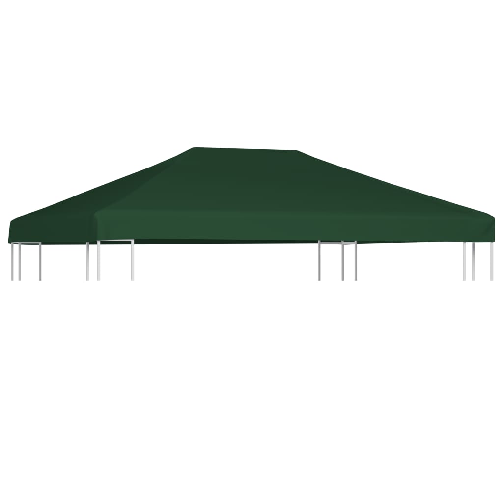 Pavillondach 310 G/m² 4x3 M Grün Vidaxl