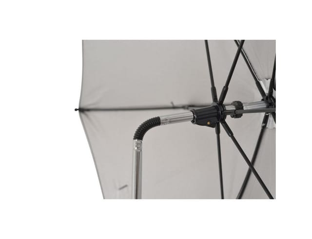 Moni Kinderwagenschirm, Sonnenschirm, universal, Durchmesser 80 cm, UV-Schutz schwarz