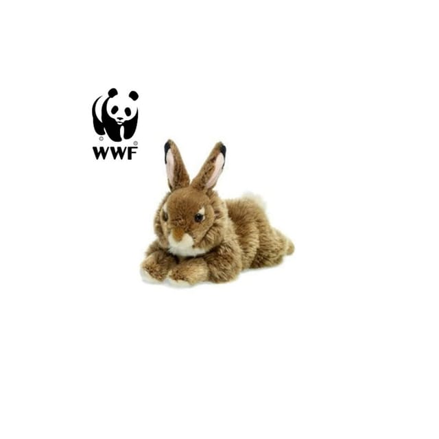 Plüschtier Hase (19cm, liegend) lebensecht Kuscheltier Stofftier Rabbit