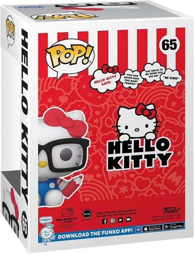 POP - Hello Kitty - Nerd Hello Kitty with Glasses
