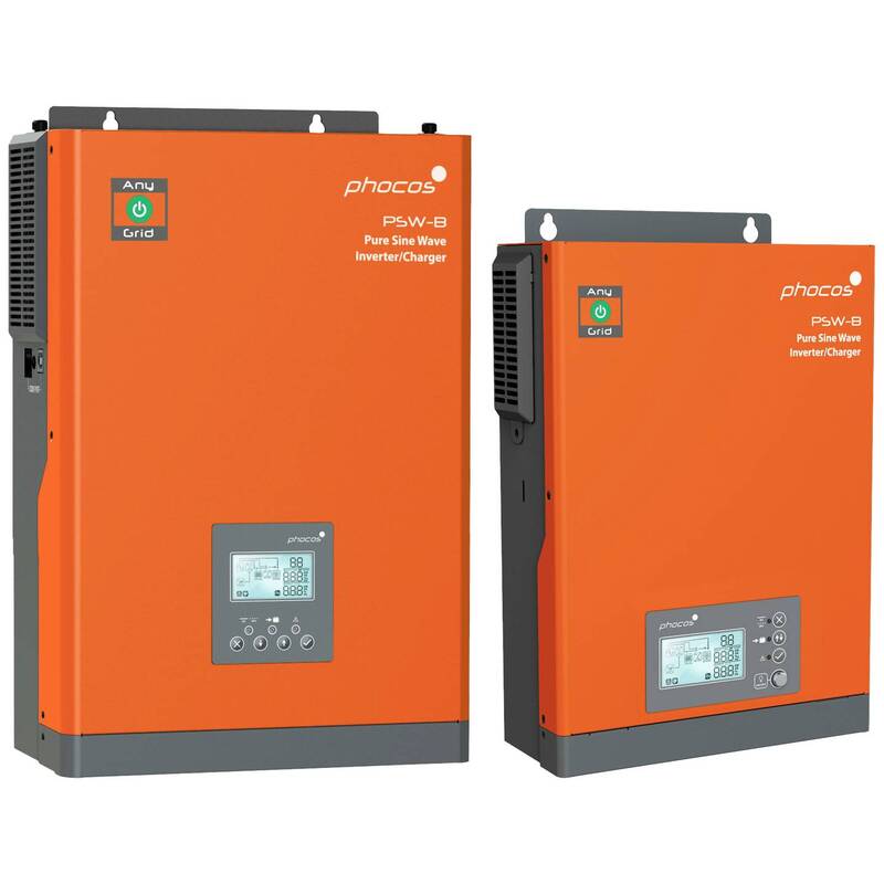 [neuwertig] B-ware Phocos Hybrid Wechselrichter Laderegler Solar Inverter 3000w 24v Grau Mppt Akku