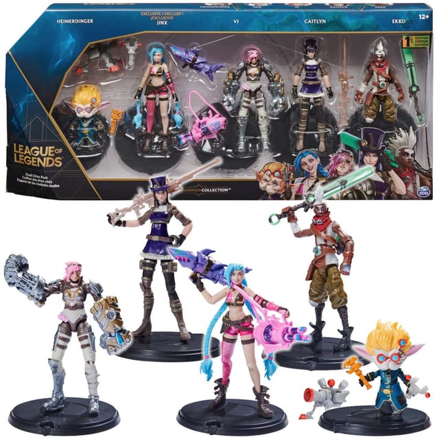 Spin Master - League of Legends - Actionfiguren Team 5er Pack