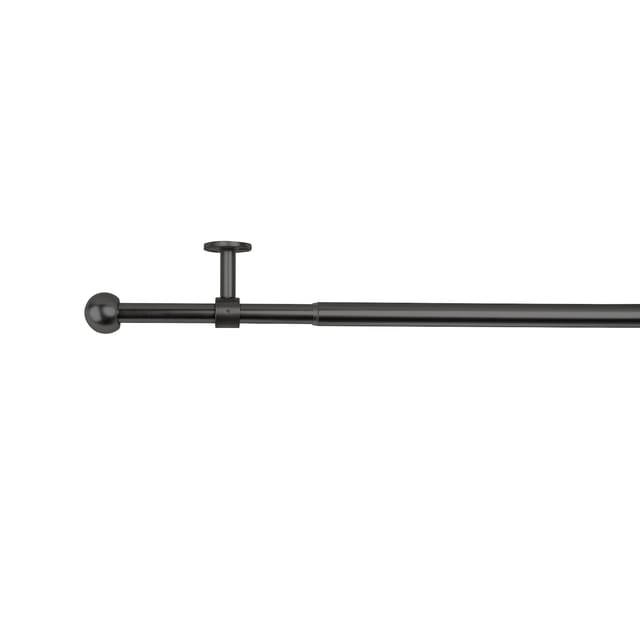 Teleskopgarnitur 2in1 Farbe: Schwarz, Größe: 160-280 cm