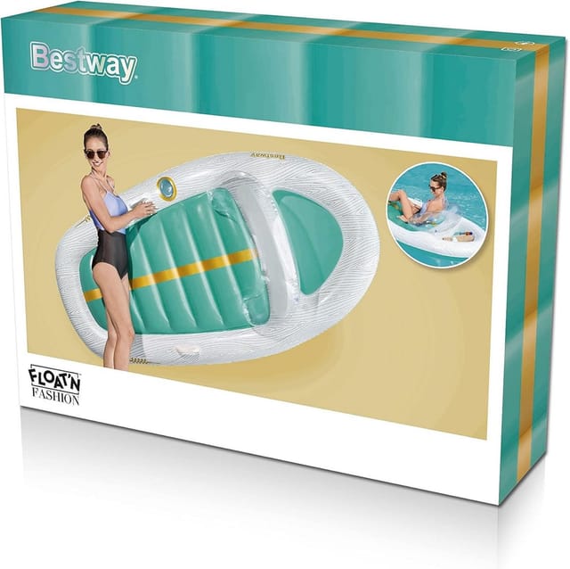 Bestway - Luftmatratze - Vacation Yacht Lounge (216x117cm) Getränkehalter Rückenlehne