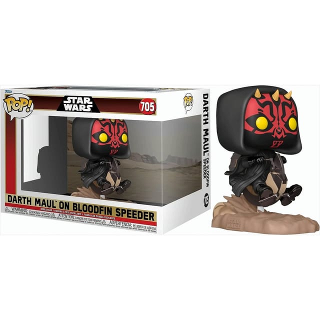 POP Deluxe Star Wars 25th - Darth Maul on Bloodfin