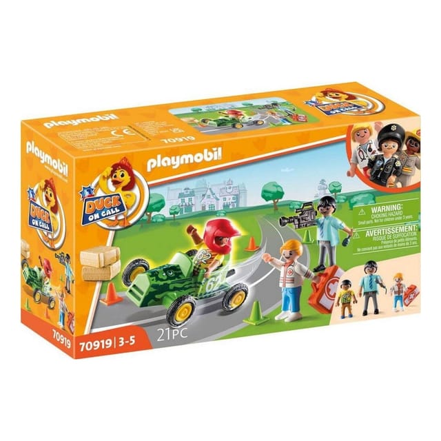 Playmobil Notarzt Action. Hilf dem Rennfahrer!