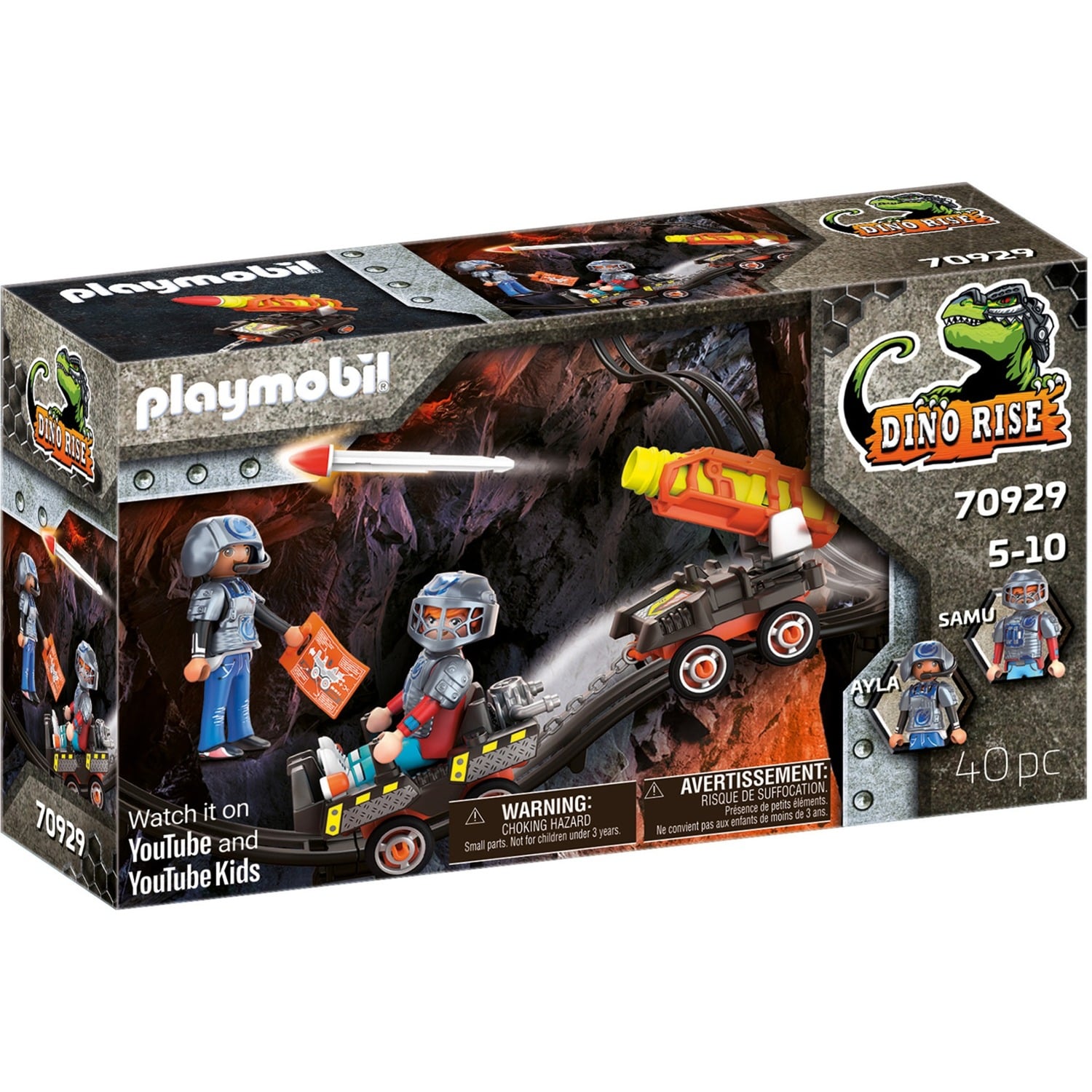Playmobil Dino Mine Raketenkart