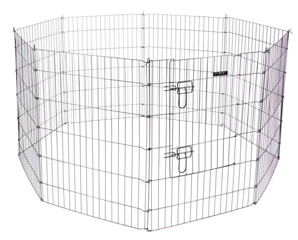 Kerbl Kleintiergehege ø 143 cm, 8 Zaunelemente je 57 x 78 cm,pulverbeschichtet