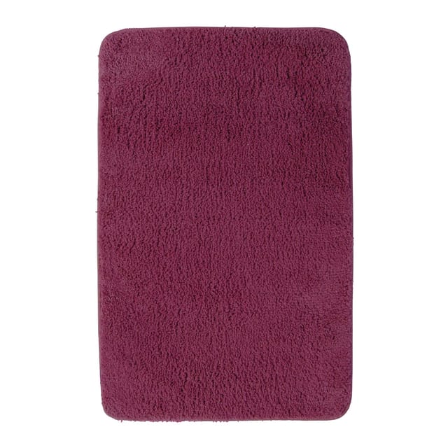 NYVI Badematte NYVISpa Lasalle - Badezimmerteppich - Rutschfest, Saugfähig, Schnell Trocknend, Fußbodenheizung geeignet, Waschbar, Weich Farbe:Lila;Größe:Badematte 70x120 cm