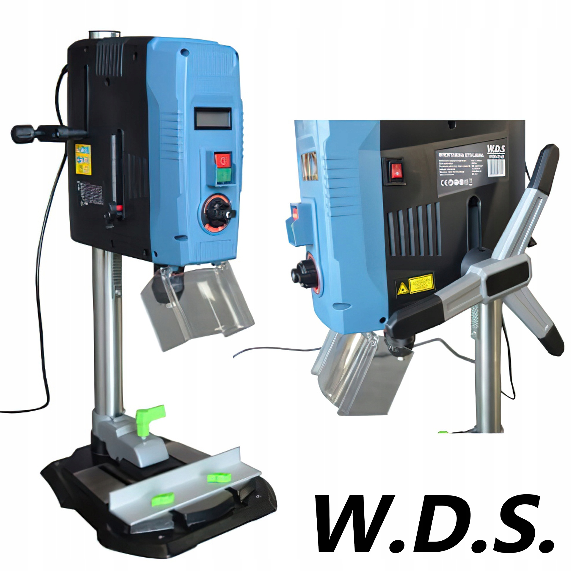 Tischbohrmaschine 230v 2000w 500-2600 U/min 1,5-13 Mm Lcd Laser W.d.s.