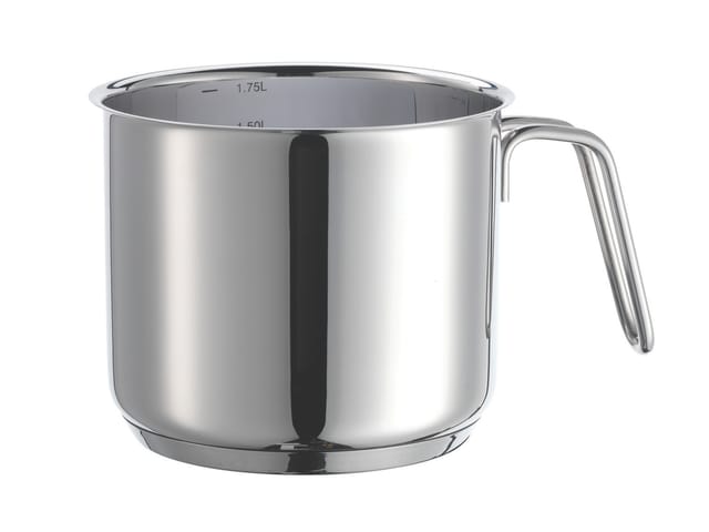 Mäser Milchtopf 14 cm, Edelstahl 18/10 VARUNA Silberfarben