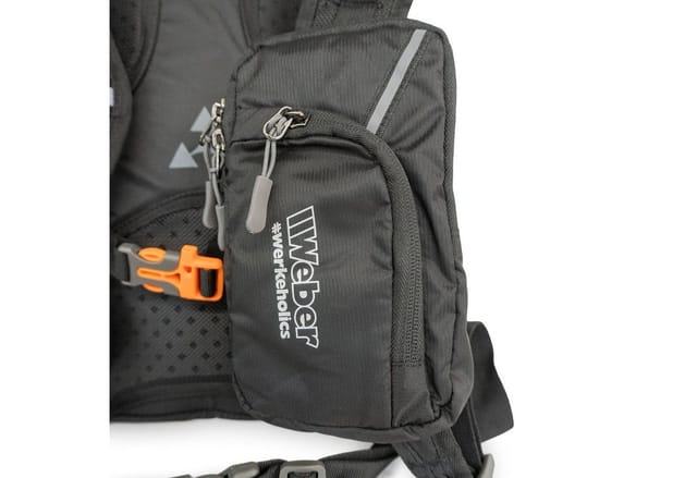 Weber #Werkeholics Outdoor & Offroad Rucksack schwarz 18 Liter