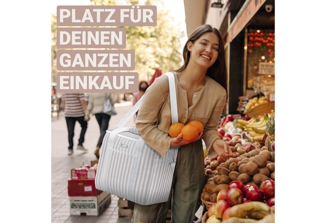 HOEL Kühltasche Beige 30L