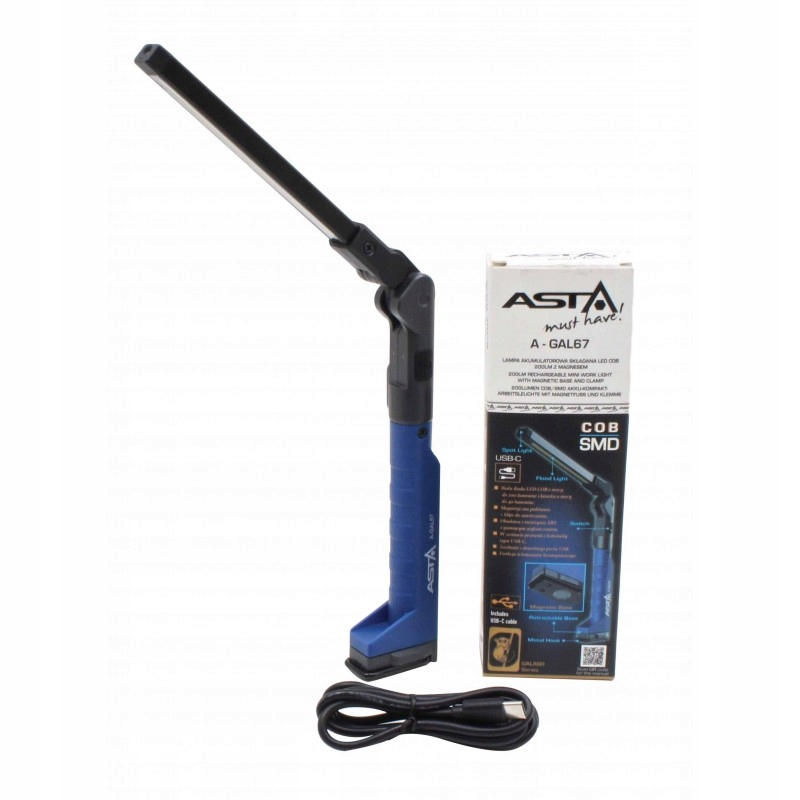 Lampe Asta A-gal67 Led Dimmbar Magnetische Basis Usb