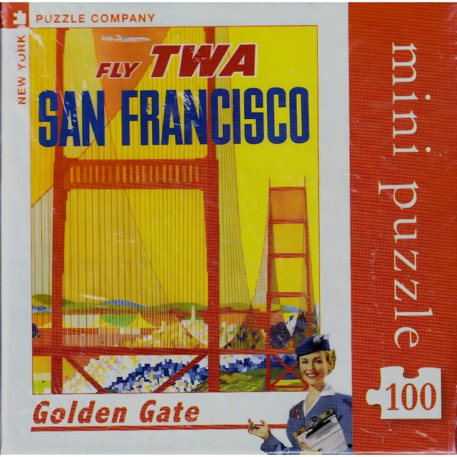 New York Puzzle Company Golden Gate Mini Puzzle (100 pcs)