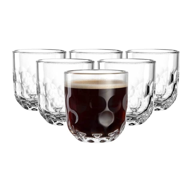 Leonardo Kaffeegläser (1) Gocce 220 ml 6er Set