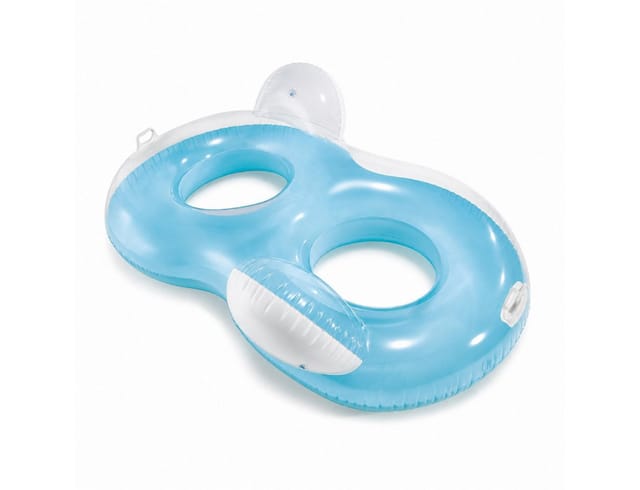 INTEX 56800EU Double Pillow-Back Lounge Schwimmring 198x117cm Zweisitzer