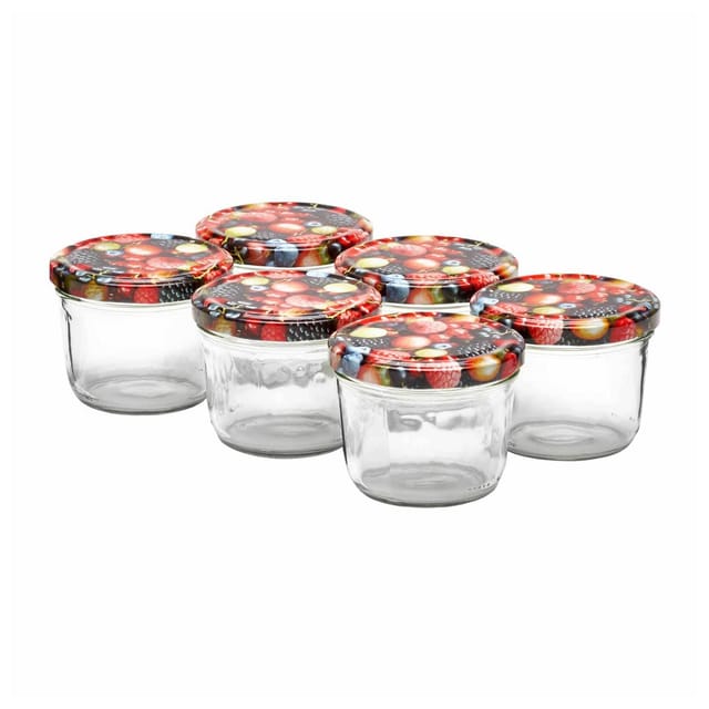 Van Well Einmachgläser / Sturzgläser Wildberries 230 ml 6er Set