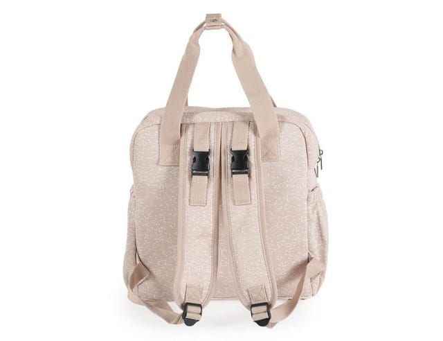 Cangaroo Wickeltasche Mivida Clips Wickelunterlage Reißverschluss Schultergurte beige