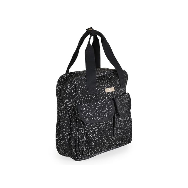 Cangaroo Wickeltasche Mivida Clips Wickelunterlage Reißverschluss Schultergurte schwarz