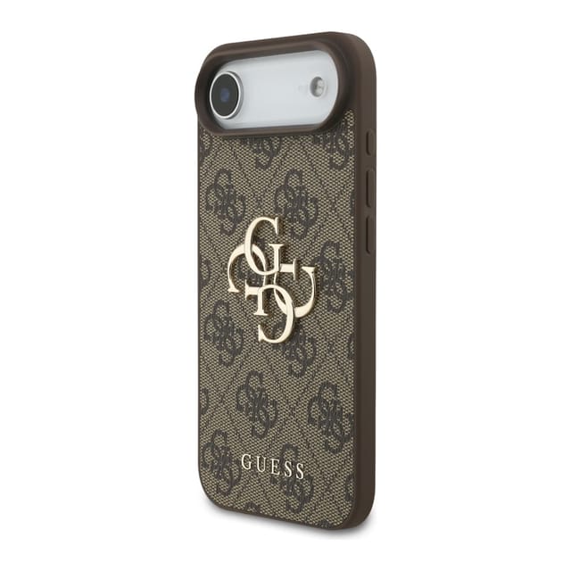 Guess Apple iPhone 17 Air 4G Big Logo Schutzhülle Case Cover Braun