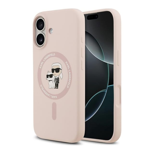 Karl Lagerfeld Apple iPhone 17 Silic. Karl&Choupette Ring MagSafe