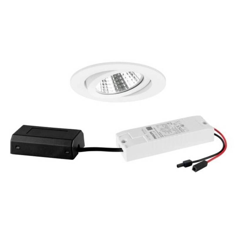 [neuwertig] B-ware Brumberg Einbaustrahler Aufbaustrahler Led Strahler Weiß Deckenmontage 3000k 6w
