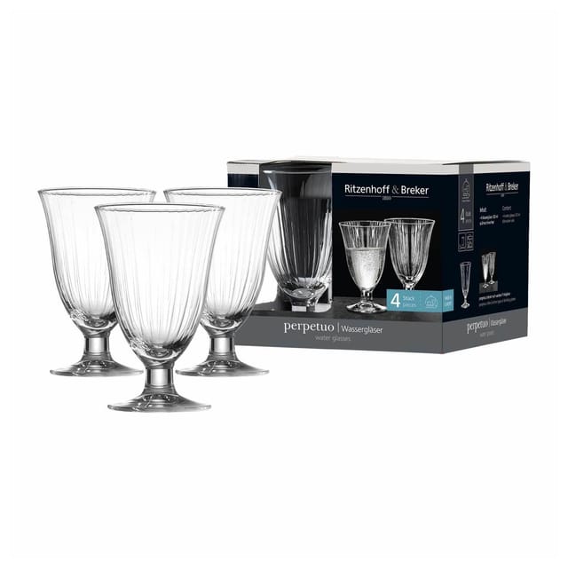 Ritzenhoff & Breker Wassergläser Perpetuo 330 ml 4er Set