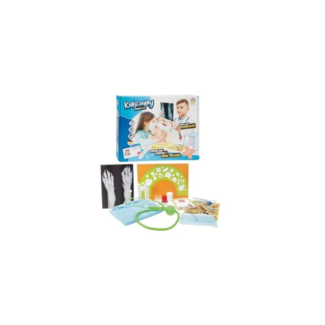 Toi-Toys KIDSCOVERY Experiment Tierarzt-Set XL Kinder Spielzeug Zubehör Rollenspiel
