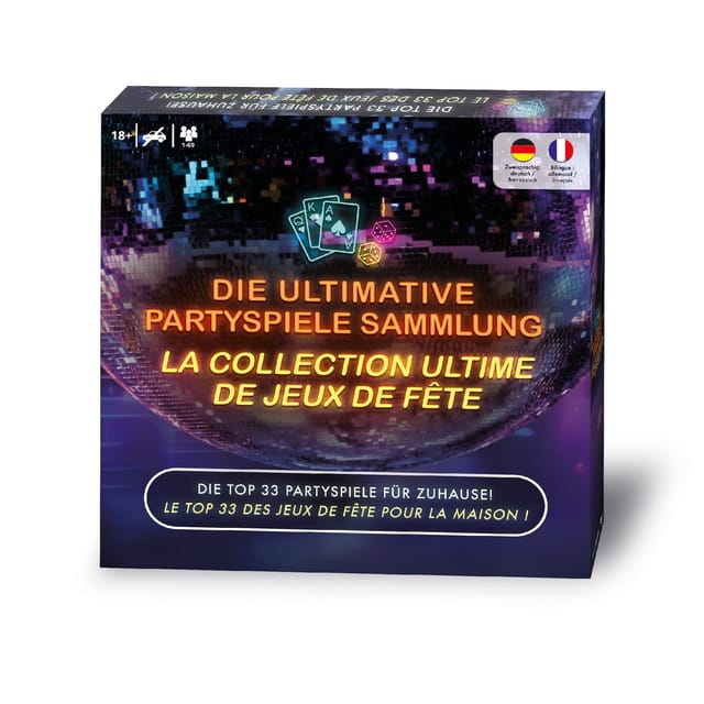 Die ultimative Partyspiele Sammlung – 33 Spiele für Zuhause (Deutsch & Französisch)