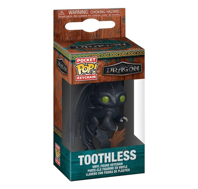 POP Keychain Drachenzähmen l. gemacht - Toothless