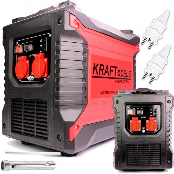 Tragbarer Einphasen-invertergenerator 2500 W 230 V, Leise
