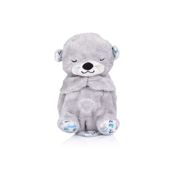 Chipolino Musik Plüschtier Otter, Lichter, Musikspielzeug, Geräusche, Melodien grau