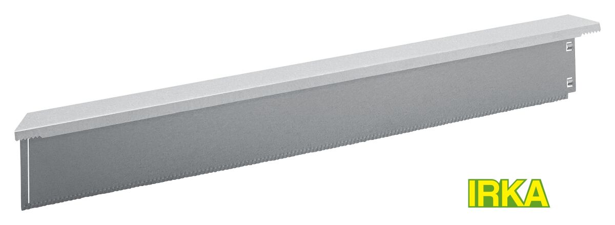 Rasenkante breit Komplettset "Klick-Fix" Alu-Zink 14 cm hoch, 100 cm lang 20 Stück