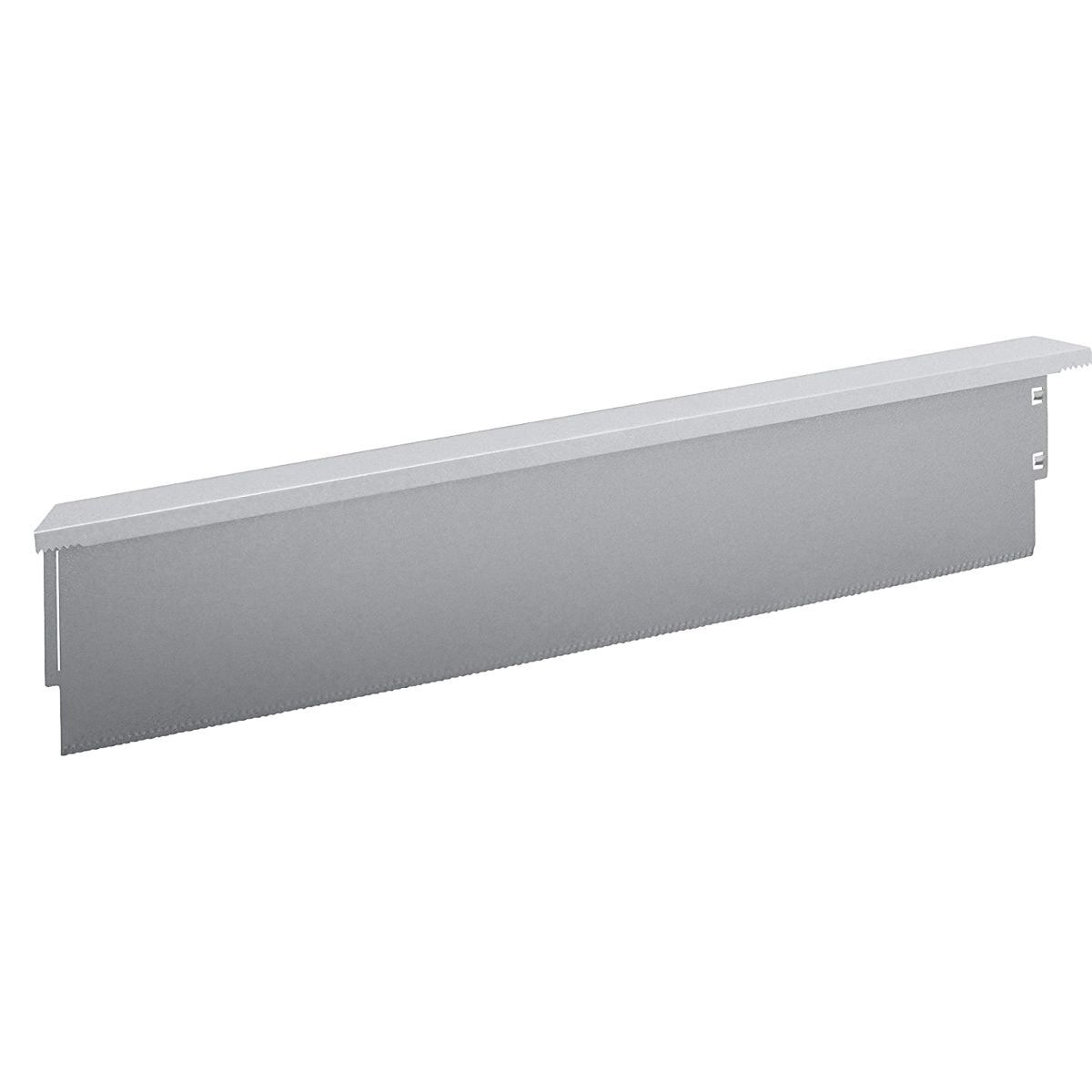 Rasenkante breit / Schneckenzaun "Klick-Fix" Typ 1 Alu-Zink 20 x 3,5 cm - Länge: 1 m